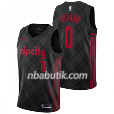 NBA Mænd Trøje Portland Trail Blazers Damien Lillard 0 Nike City Edition Swingman
